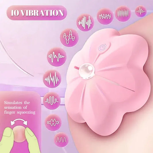 Wireless Rose Nipple Vibrator