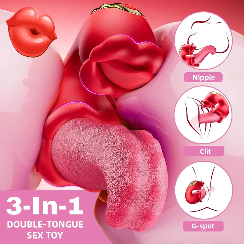 Rose Tongue Clit Vibrator
