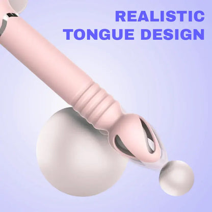 Sakura Telescopic Tongue Vibrator