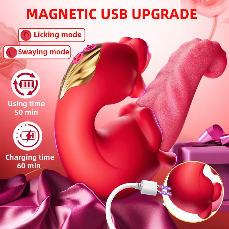 Rose Tongue Clit Vibrator