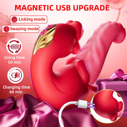 Rose Tongue Clit Vibrator