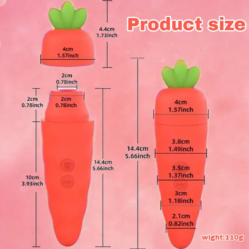 Carrot Sucking Vibrator