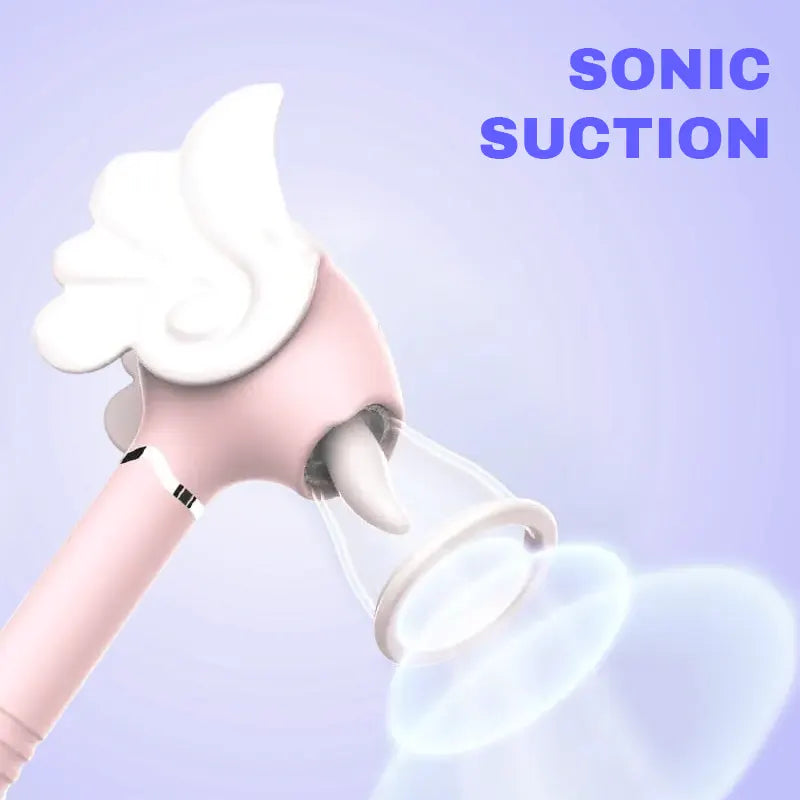 Sakura Telescopic Tongue Vibrator