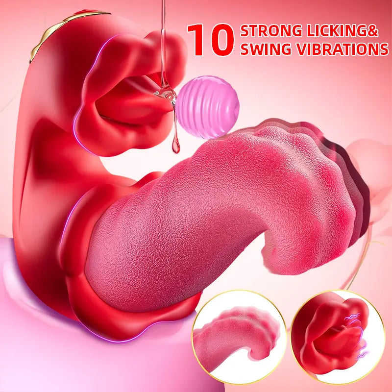 Rose Tongue Clit Vibrator