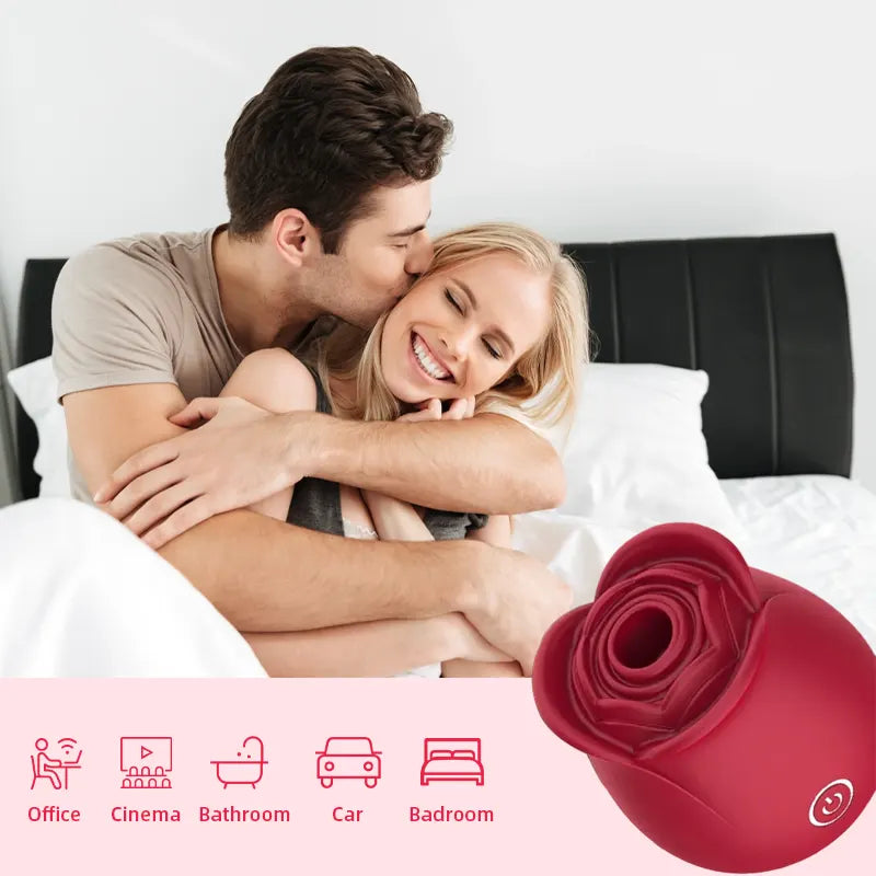 Rose Clit Suction Vibrator