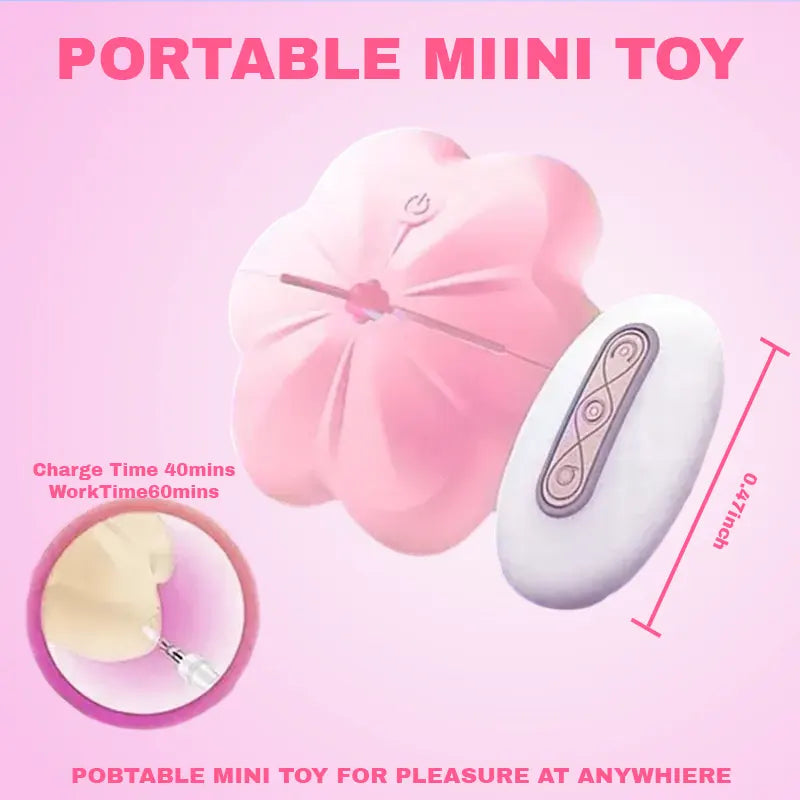 Wireless Rose Nipple Vibrator